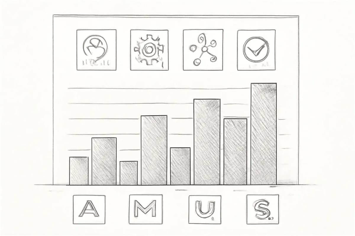 Un tableau de comparaison montrant les fonctionnalités clés de l'IA sur les meilleures plateformes d'email marketing incluant Active
