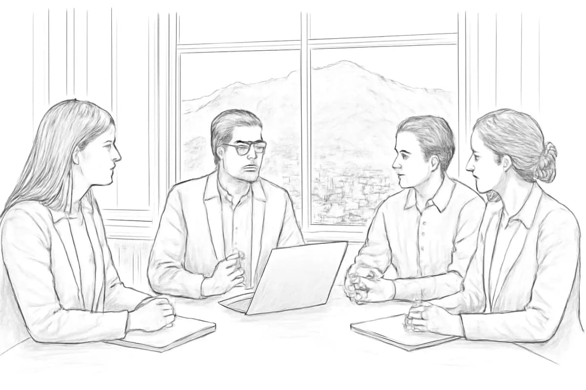 Email marketing agency meeting with Colorado Springs business owner