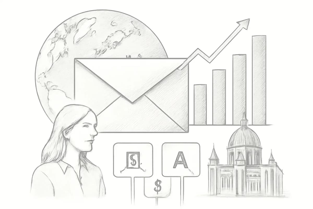 Segmentation d'email multilingue par région et langue montrant les améliorations des taux d'ouverture
