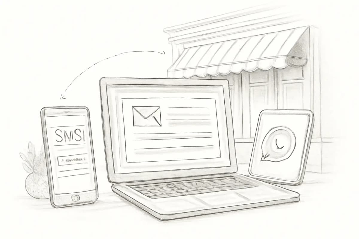 Stratégie email retail via les canaux email, SMS et WhatsApp
